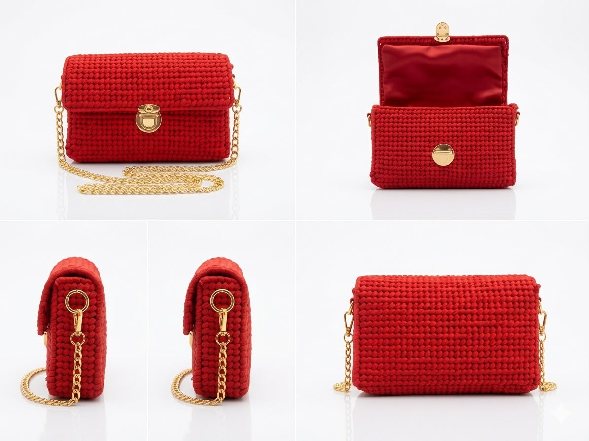 Red Passion - Mini Bag Artigianale